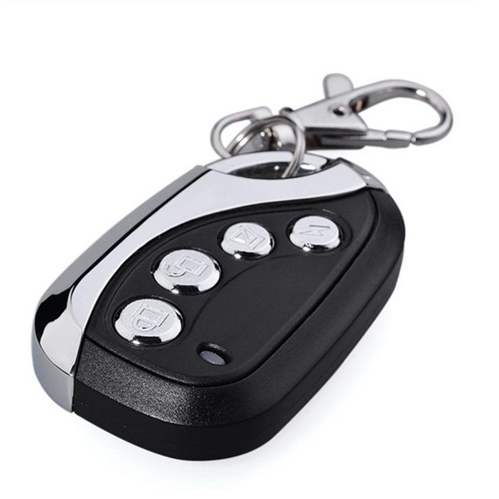 Black Garage Door Remote Control for Electric Doors and Barrier Gates
