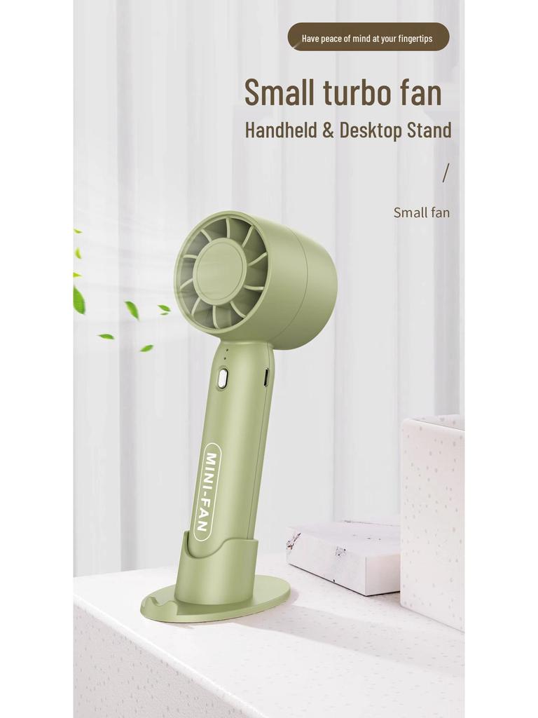 Portable Silent Mini USB Desktop Fan - Compact Brushless Personal Electric Fan for Dorms