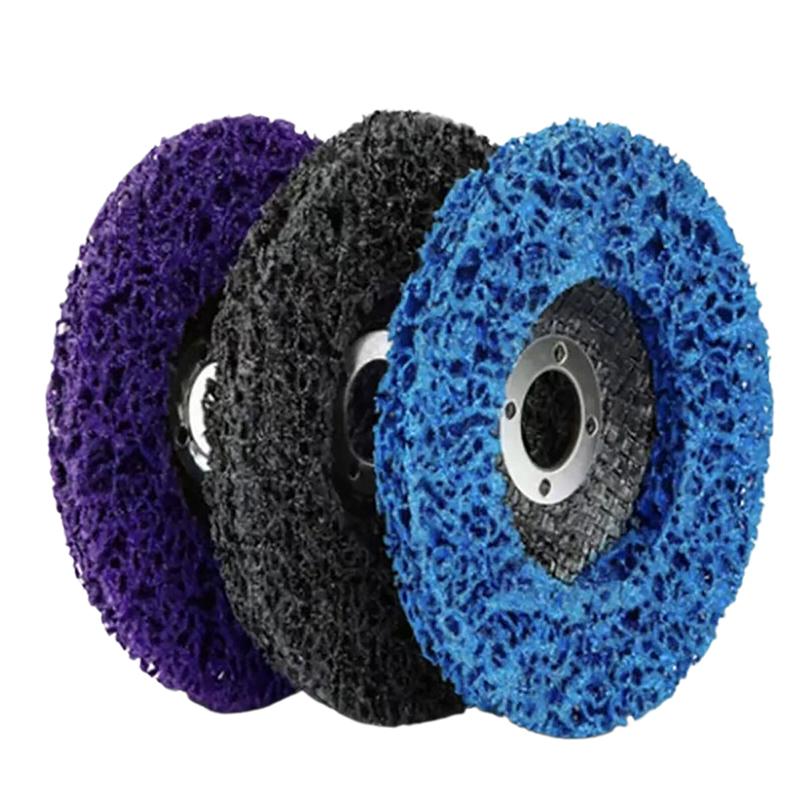 4/4,5/5 palců 1 ks Lamelový lešticí kotouč z nylonových vláken 800 zrnitost Pro úhlovou brusku Na leštění dřeva a kovu