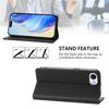 Luxuriöse Diebstahlsichere Brieftasche Flip Cover Handyhülle Für iPhone 6 7 8 Plus SE 4 SE3 SE2 XS Max 11 Pro XR Lederhüllen Einfarbig Capa