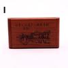 1 Pc 2 In 1 Wooden Comb Mirror Set Mini Vintage Portable Folding Mirror Handheld Red Sandalwood Makeup Mirror For Travel