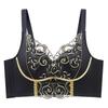 Underwear Women's Mesh Embroidered Lace Bra Adjusted Non Steel Hoop Converge Anti Sagging Bra for Women