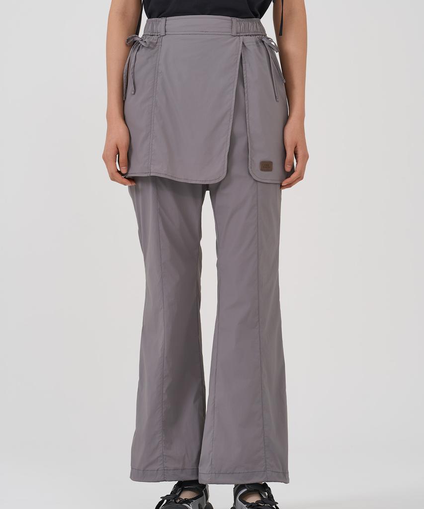BBC EARTH W Layered String Pants_Grey