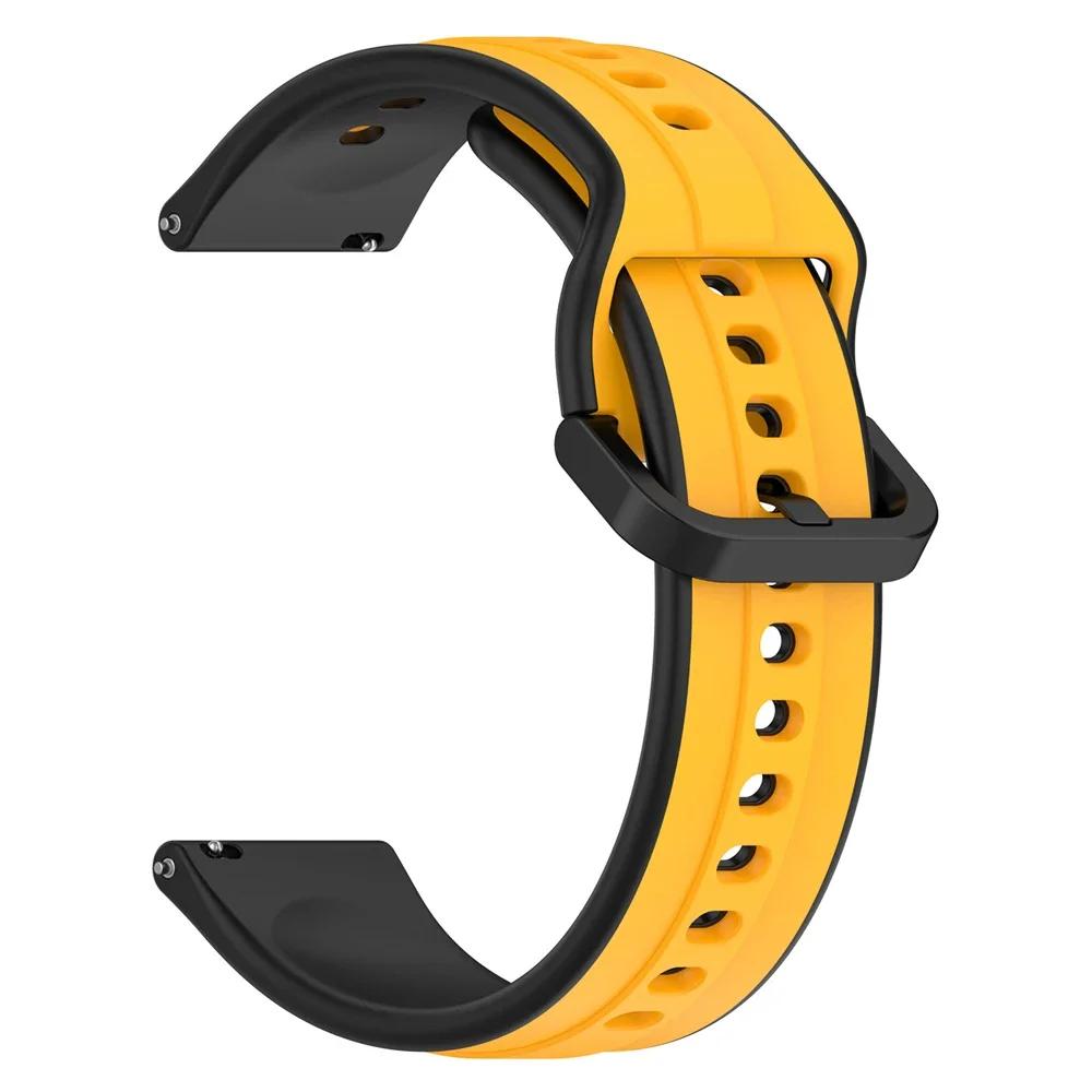 20/22mm Sports Silicone Strap For Samsung Galaxy Watch 6 5 Pro 40 44mm 45mm Bracelet Watch 6 4 Classic 47mm 43mm Band Accessorie