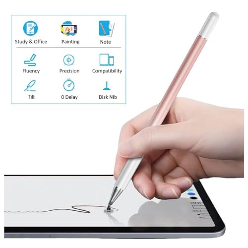 Capacitive Stylus Pen with Disc Tip for Fire Max 11 Tablet  HD 10 8 7 Kids Edition Tablets  iPad  iPhone  Samsung Android Touchscreen Devices  High P