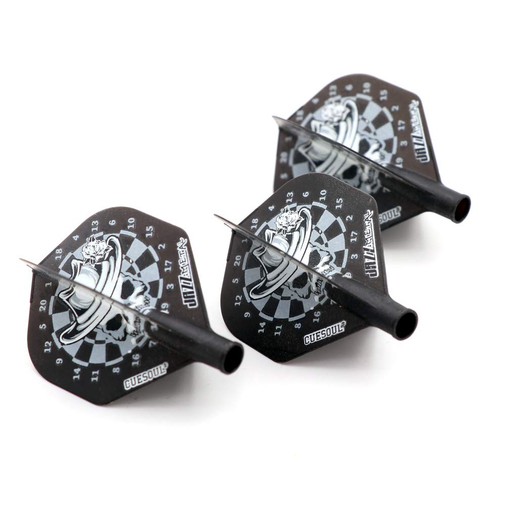 

CUESOUL TERO Series AK4 Dart Flights, Standard Shape with Heat-Transferred Pattern, Set of 3 (CS-AK4+1BKL)