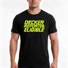 Decker Reported As Eligible Tshirt Summer Casual Cotton Tee Oversized Streetwear Tops Vintage Graphic Print 100 Cotton