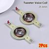 2Pcs Round Shape Tweeter Voice Coil  for Speaker Treble Horn Audio Equipment Maintenance Repair