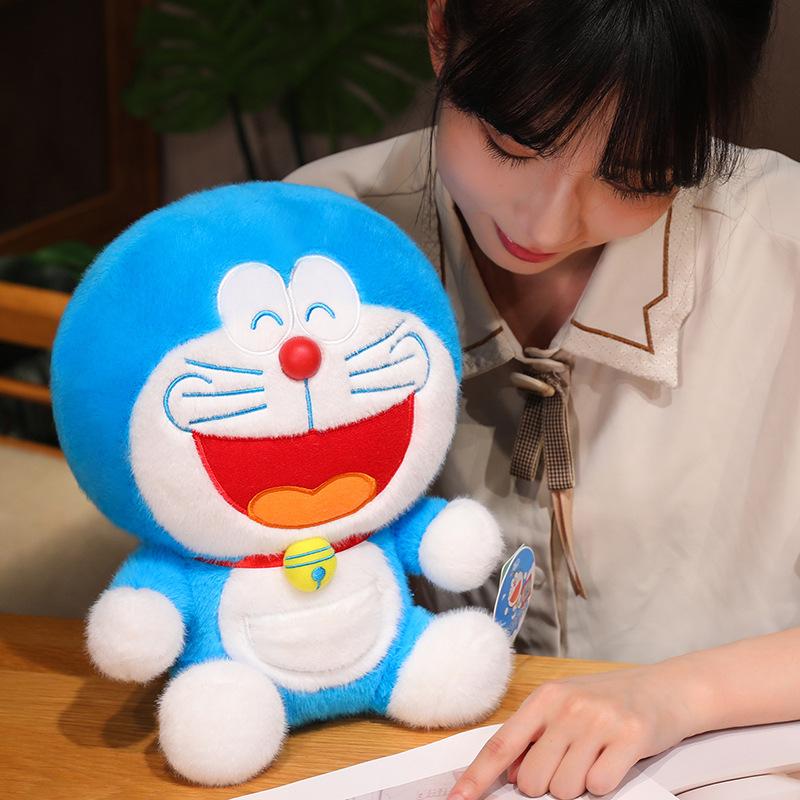 Cartoon Doraemon Kawaii Plush Toy Soft Stuffed Animal Doll Doll Anime Figures  Room Decoration Birthday Gifts for Girlfriend