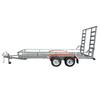 Galvanized Golf Trailer Flatbed for Transporting and Exporting Excavators