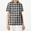 Women's Casual Short Sleeve Button Down Shirt, Loose Fit Relaxed Blouse for Everyday Wear
