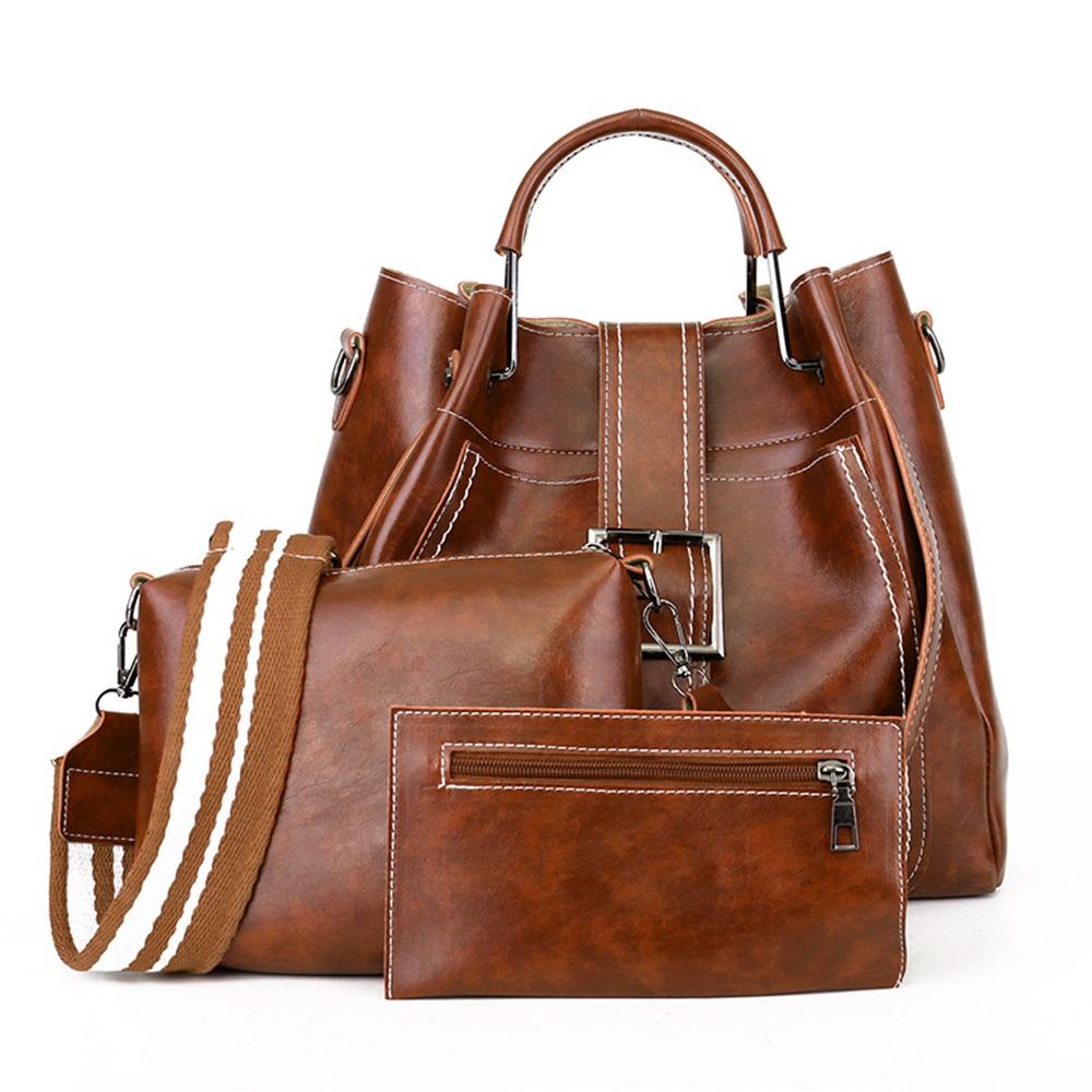 Fashionable Three-piece Mother-in-law Bag Single Shoulder Crossbody Handbag