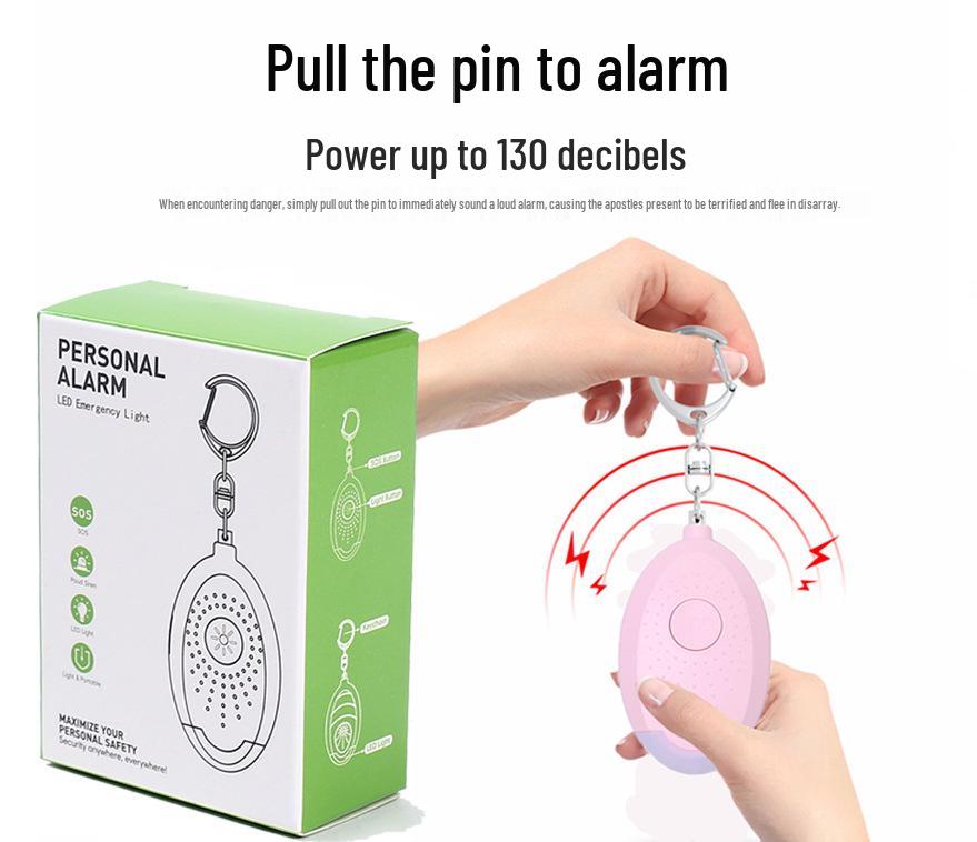 Персональная противоволчья сигнализация со светом - Уличный умный защитник Personal Alarm