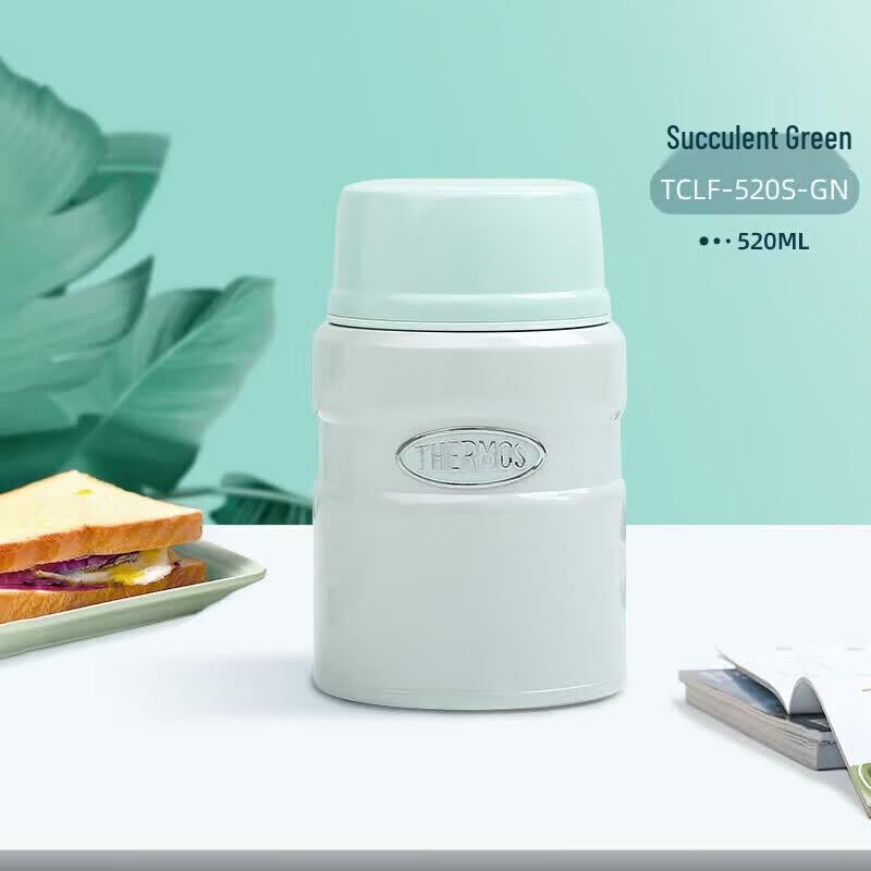 THERMOS 520 мл Термос для еды из нержавеющей стали с вакуумной изоляцией и клапаном сброса давления