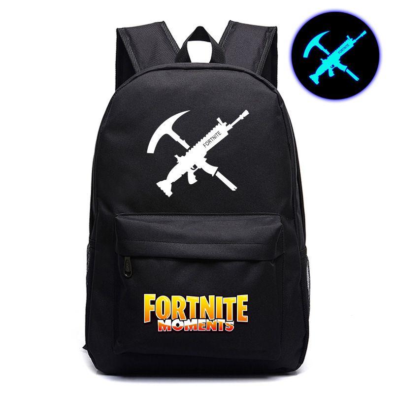 Kampf Rucksack Tasche Festung Nacht Rucksack Schule Leuchtet im Dunkeln