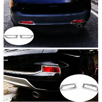 ABS Chrome Rear Fog Lamp Decorative Cover Car Rear Bumper Fog Lamp Cover For Honda CRV CR-V 2012-2016 Accessories Car