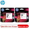 HP Original 46 Schwarz & Farbe Tintenpatronen-Set