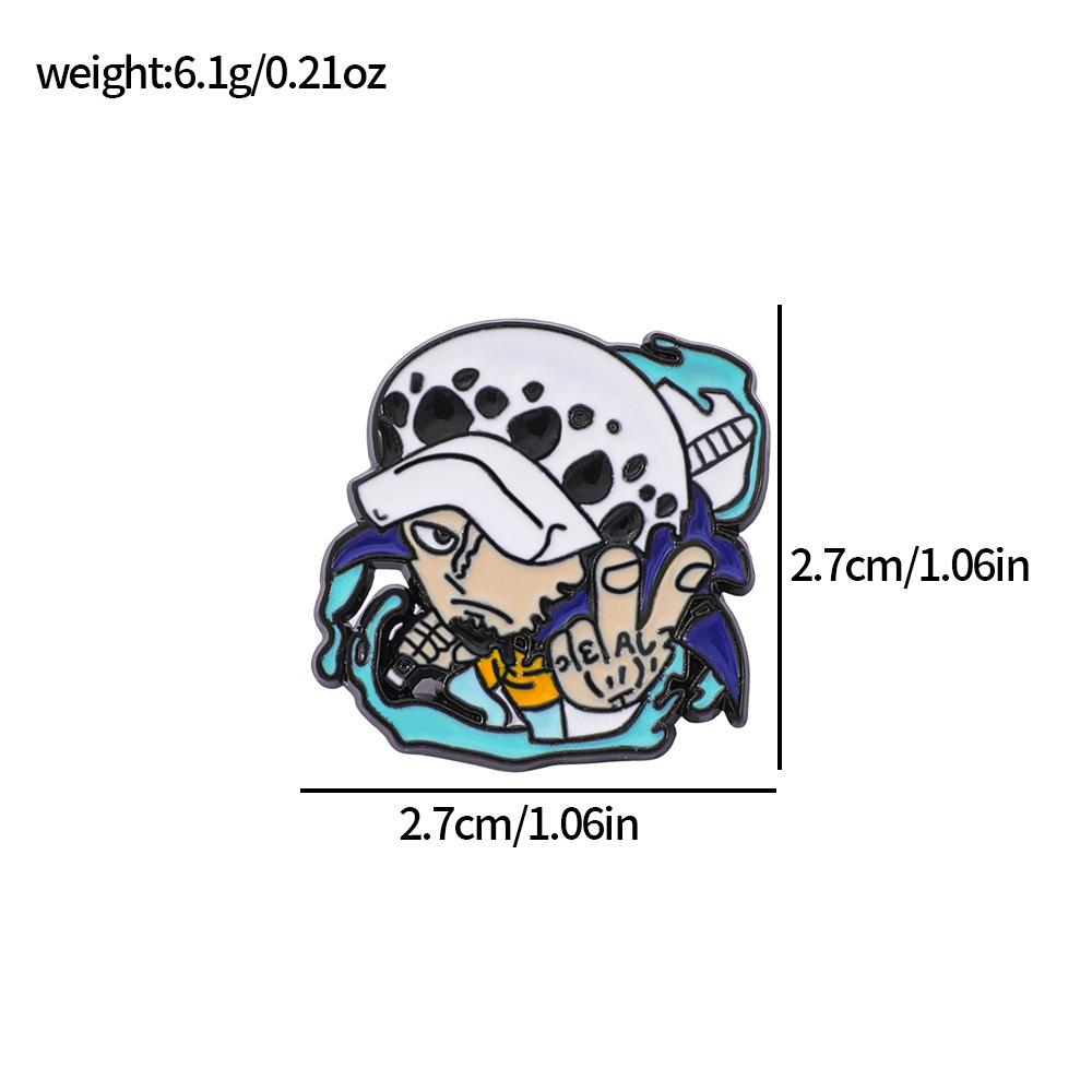 Pieces Adorable Brooches for Women Lapel Pins for Backpacks Pines Brooch Enamel Pin Badges Backpack Anime Metal Fashion Jewelry