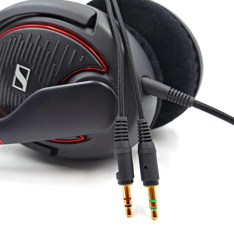 Audio Replacement Headphone Cable - Compatible with Sennheiser Game ONE GAME Zero PC373D GSP350 GSP600 GSP500 Gaming HeadsetsGood Product