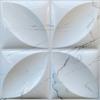 12 Stück 3D-geprägtes Wandpaneel PVC 0,8 cm dick für Heim-/Hotel-Hintergrundwand-Dekoration
