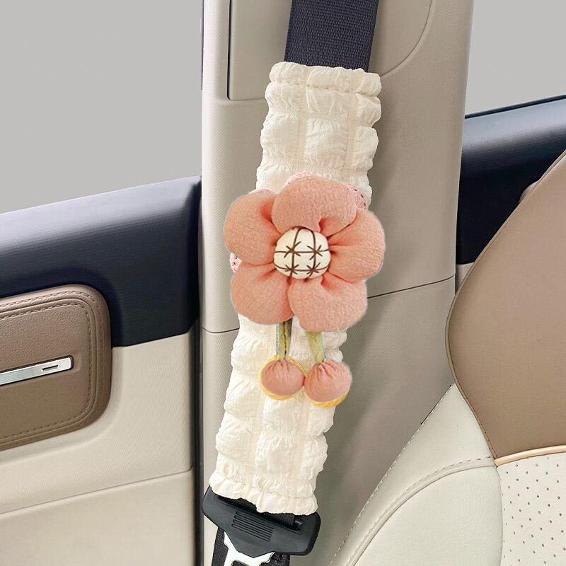 Car Seat Belt Shoulder Pads, Car Seat Belt Protectors, Cute Car Interior Decoration Items, Anti-Neck Strangulation