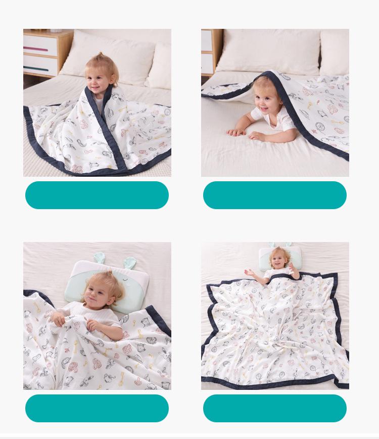 Bamboo Cotton Baby Gauze Towel and Summer Quilt