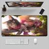 E-sport Gamer Tabletop Rug Office Accessories XXL Notebook Keyboard Mouse Mat Blue Archive Kuda Izuna Anime Girl Mauspad 90x40cm