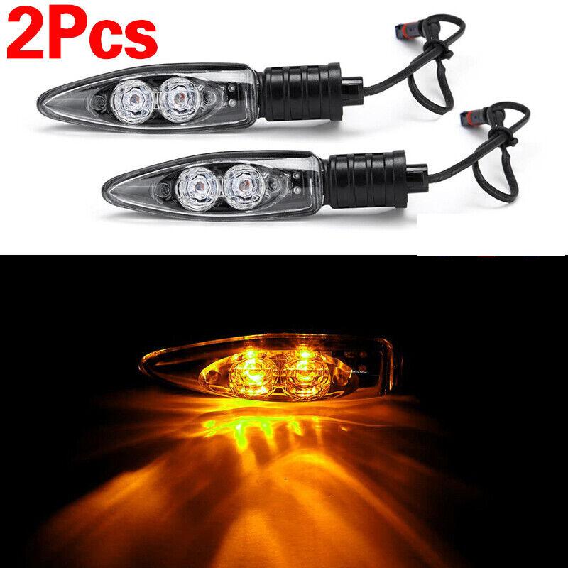 2 stk. motorsykkel foran LED-blinklys for BMW-W S1000RR R1200GS F800