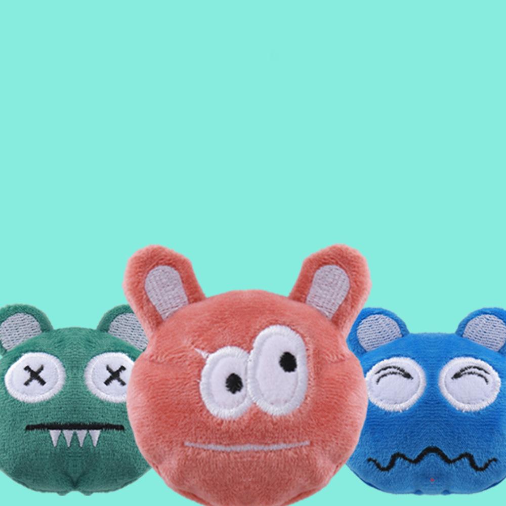 Lustiges katzenförmiges Monster-Spielzeug: Kreatives Design mit Katzenminze, Weiches, bissfestes Plüschspielzeug für Katzen, Lustiges interaktives Haustierspielzeug