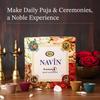 Cycle Pure Navin Premium 4-in-1 Havan Tasse Sambrani Packung mit 3 x 12 Tassen Jasmin Sandel Rose Guggul