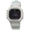 Casio Standard Digital Wristwatch W-218H-8BV Men and Women Ice Gray Inverted LCD