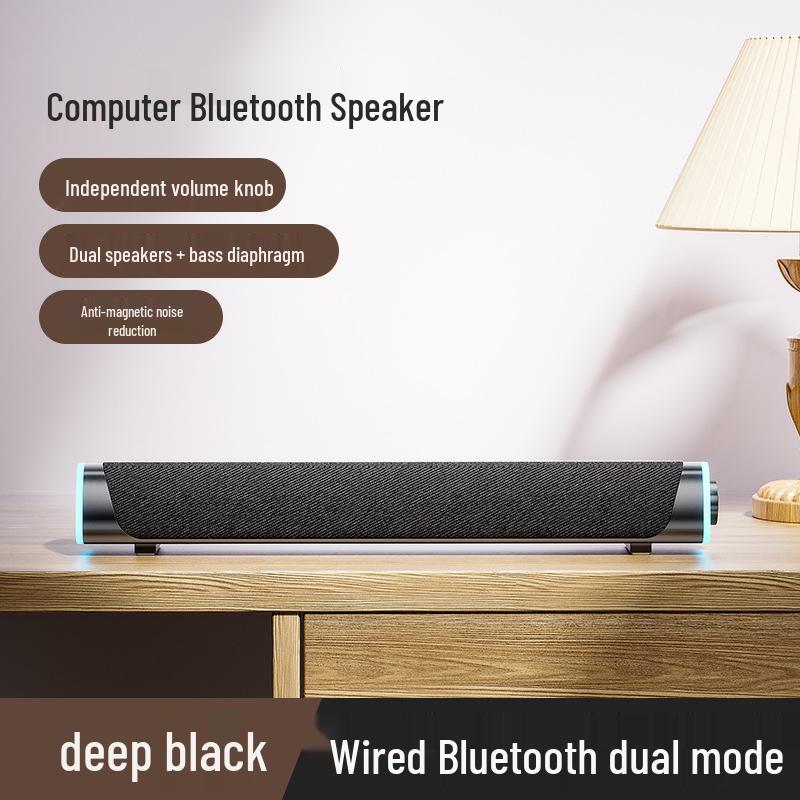 New Naiye Bluetooth Desktop Soundbar with Dual Speaker Subwoofer System