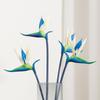 Soft Rubber Bird of Paradise Artificial Flower Single Stem for Home Decoration and Green Plant Arrangements