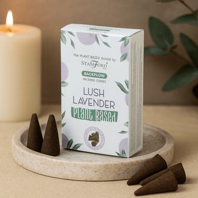 5x Backflow Incense Cones, Lavender 12 Cones