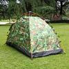 Compact Waterproof 1-Person Camouflage Tent - Automatic, Foldable, Thickened, Single-Layer for Outdoor Camping.