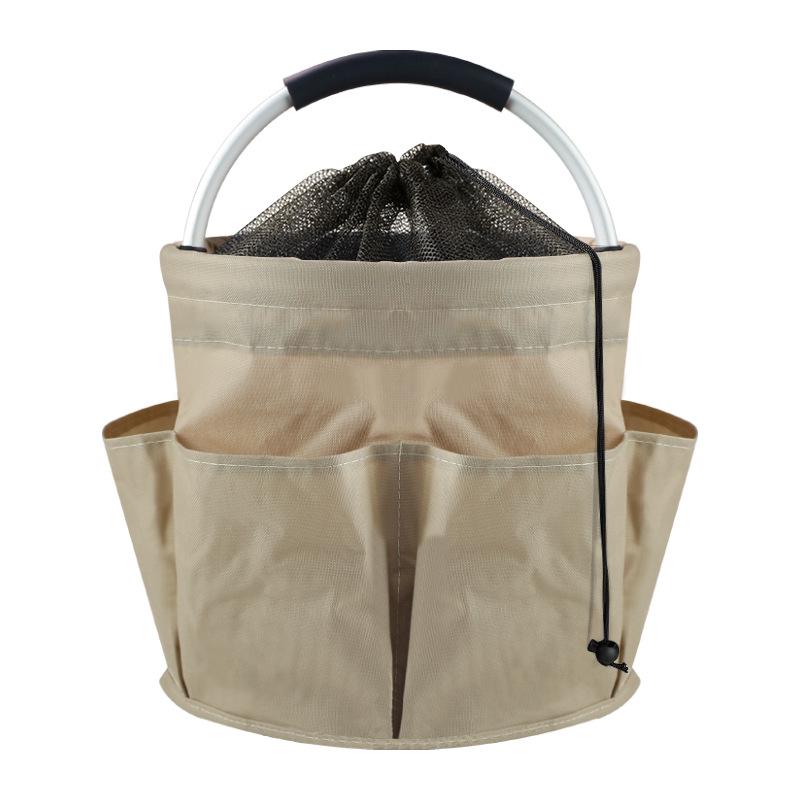 Foldable Portable Outdoor Picnic & Beach Basket - Multipurpose Handheld Storage for Toiletries, Shopping, Laundry