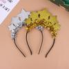 Christmas New Year Party Headband Glitter Star Hair Hoop Hair Accessories Carnival Tinsel Hair Bands Decoration