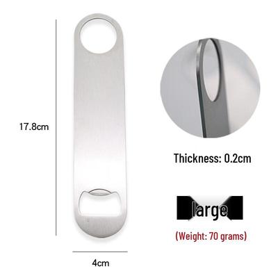 Stainless Steel Bottle Opener Keychain