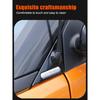 For Benz Smart 451 Fortwo 2009-2015 ABS Car Rearview Mirror Triangle Trim Panel A-pillar Antenna Decorative Sticker Accessories