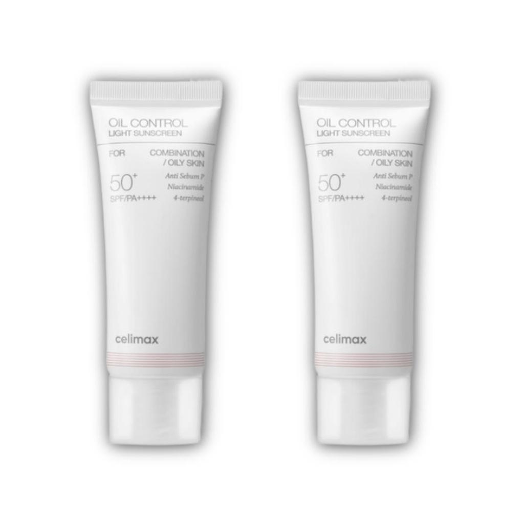 Celimax Oil Control Capsule Essence (30ml) ,+ Oil Control Light Sunscreen SPF50+ PA++++ (40ml)  (7 Options)