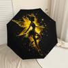 1PC Fairy Sparkles Umbrella-8-Rib Reinforced, Automatic Open, Lightweight & Durable, Cute Fashion Accessory for Outdoor-F2645
