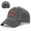 Vintage Karl Who Slogan Baseball Cap Men Women Distressed Denim Headwear Outdoor Running Golf Unstructured Soft Caps Hat