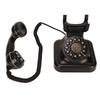 Vintage Landline Phone Old Fashioned Disc Button Retro Corded Telephone for Home Office Decor