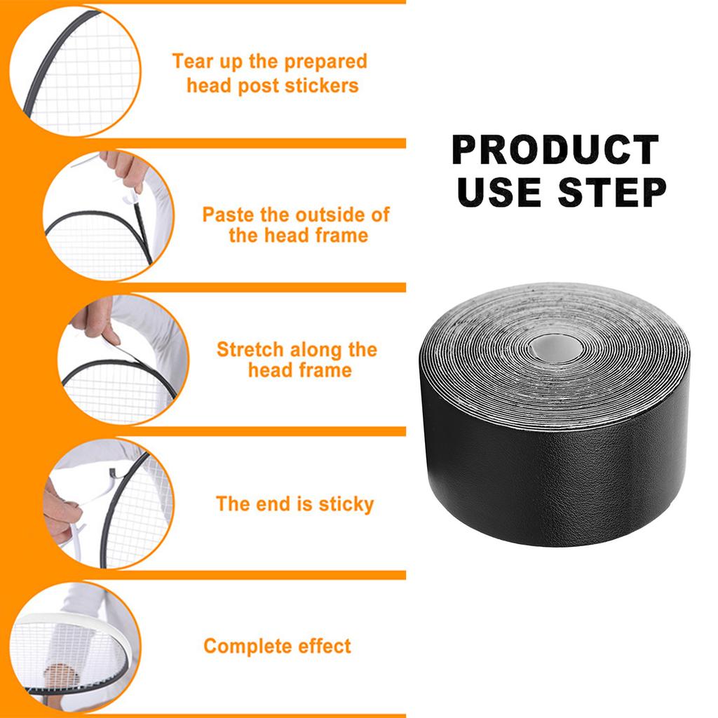 Anti Scratch Tape Rackets Head Frame Guard PU Protective Sticker Tennis Racket Head Protections Tennis Racket Head Tapes