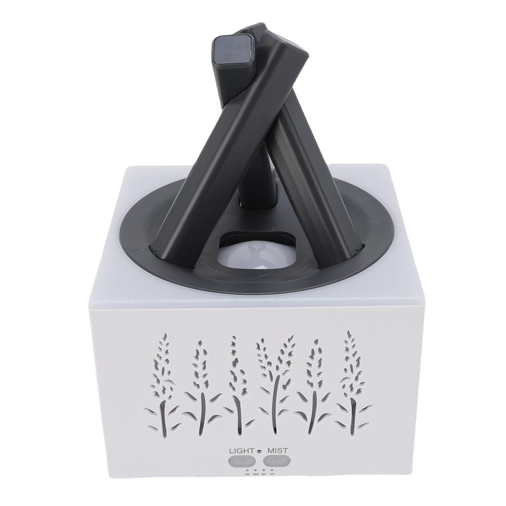 Essential Oil Diffuser with Colorful Light Silent Humidifier for Family Home Room Hollow Design