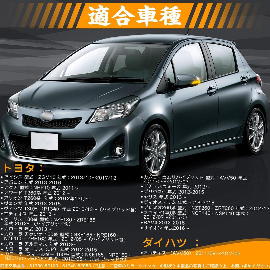 GemPro Vitz 130 Series Aqua nhp10 Yaris Camry 50 Corolla Axio Altis Auris Fielder