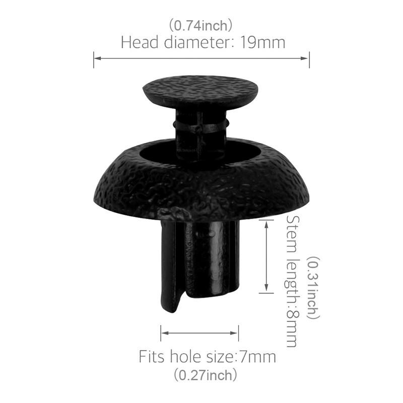 Toyota Radiator Grille Rubber Clip Fastener for Crown, Corolla, RAV4