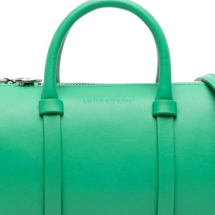 Longchamp Daylong Logo Zip Closure Leather Shoulder Crossbody Handbag Small Women handbag Green 10270HFK129