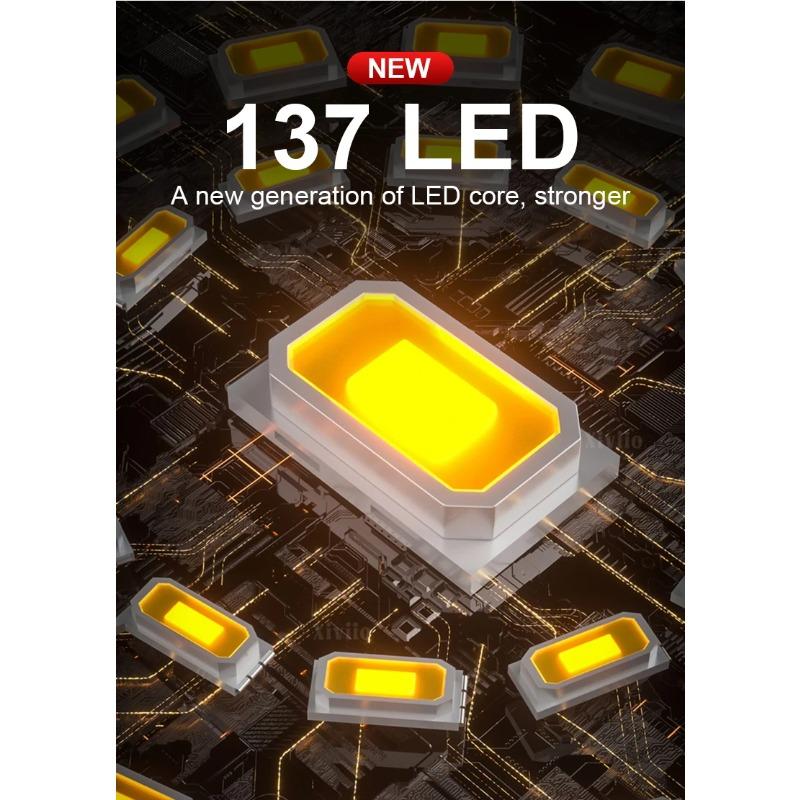 LED Solar Light Outdoor 137 LED Spotlights Waterproof Motion Sensor Human Solar Flood Security Wall Lights 3 Modes