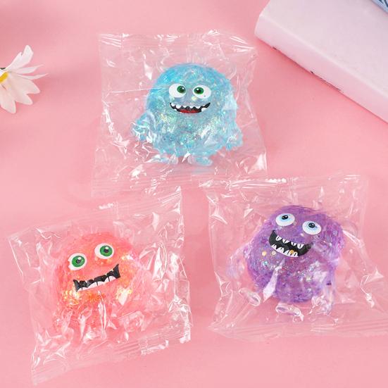 Demon Squeeze Toy Slow-Rising TPR Fidget for Stress Relief Cute Soft Decompression Gadget for Kids Adults